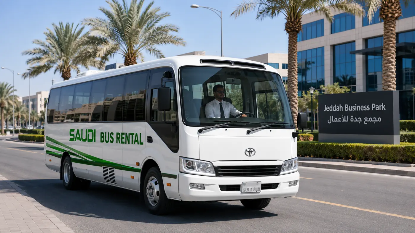 Employee Transport Saudi Arabia image for Saudi Bus Rental