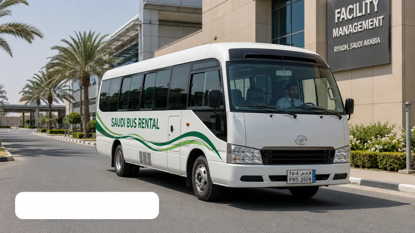 Facility Management Staff Transport Saudi Arabia image for Saudi Bus Rental