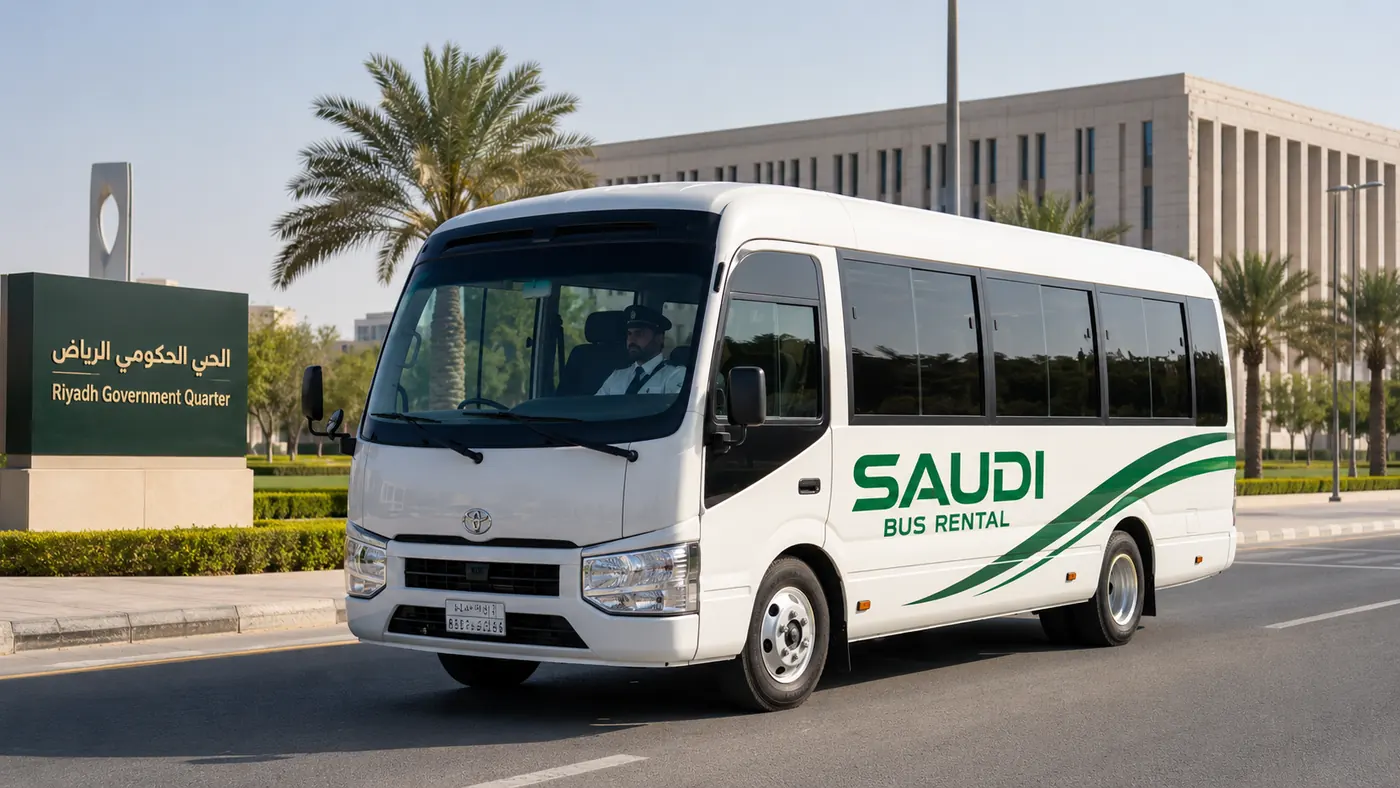 Government Staff Transport Saudi Arabia image for Saudi Bus Rental