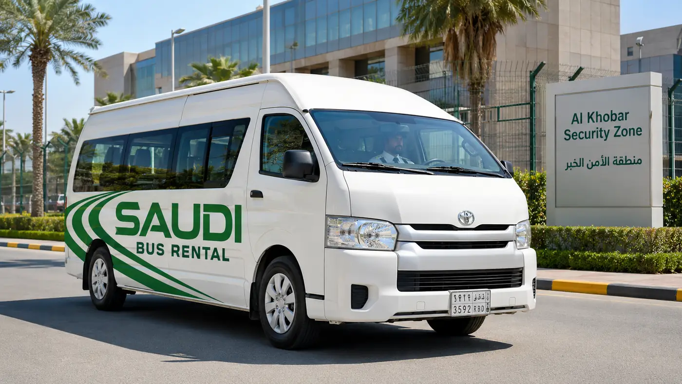 Security Staff Transport Saudi Arabia image for Saudi Bus Rental