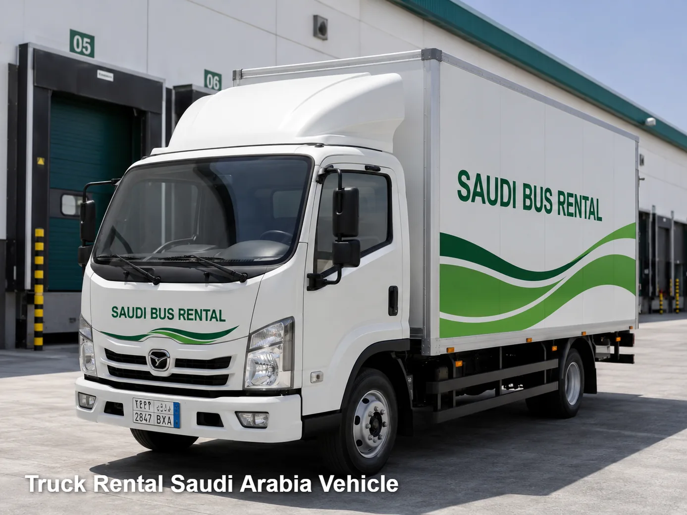 Truck Rental operating and site-access view in Saudi Arabia