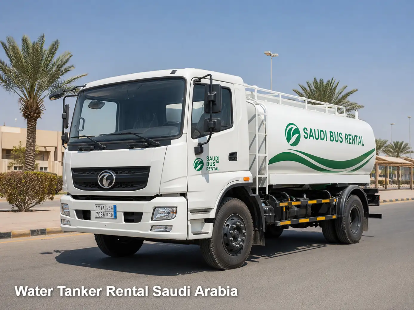 Water Tanker Rental exterior in Saudi Arabia for water supply planning planning